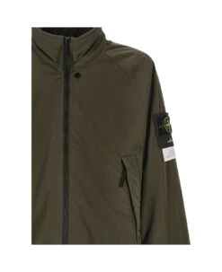 Stone Island Compass Patch Zip-up Windbreaker -Classic Men Wear Store ba9a443cada9a16fadb6fd22863ce2a5