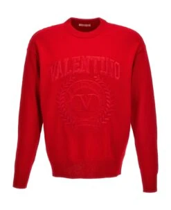 Valentino Garavani Valentino Logo Embroidery Sweater