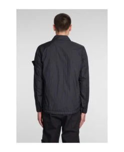 Stone Island Casual Jacket In Black Polyuretan -Classic Men Wear Store cd901352cc3282d7a9ee61a9793d82d0
