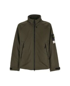 Stone Island Compass Patch Zip-up Windbreaker