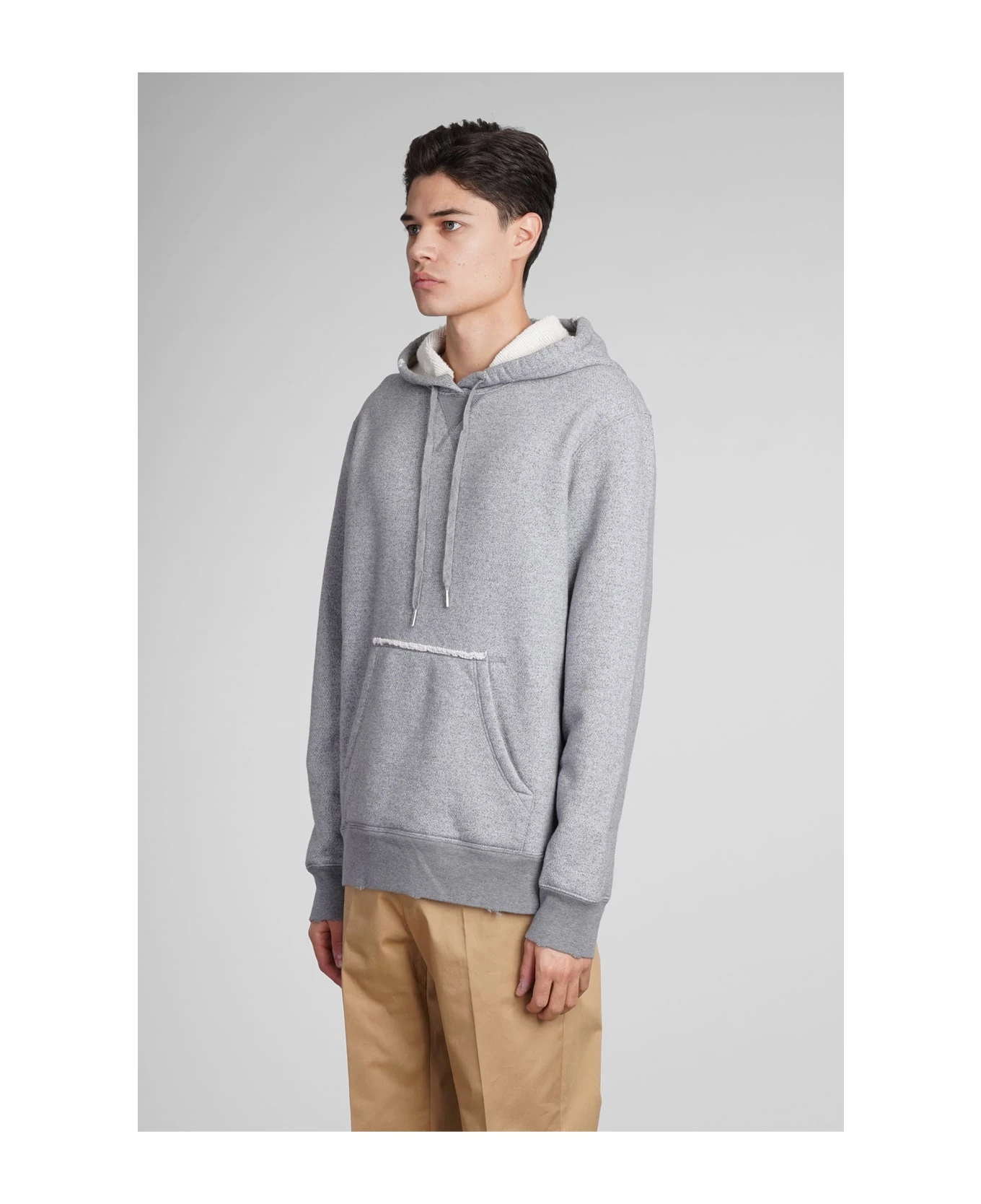 Golden Goose Sweatshirt In Grey Cotton 4 Golden Goose Sweatshirt In Grey Cotton - Image 4