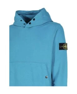 Stone Island Logo Patch Long-sleeved Hoodie -Classic Men Wear Store df0c7d1d15e4bed8a7d0b274fe6def90