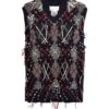 Maison Margiela Argyle Patterned Vest