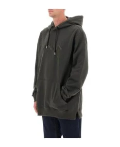 Lanvin Hoodie With Curb Embroidery -Classic Men Wear Store f1acebdd9fbf4ac5fac63962e375d696