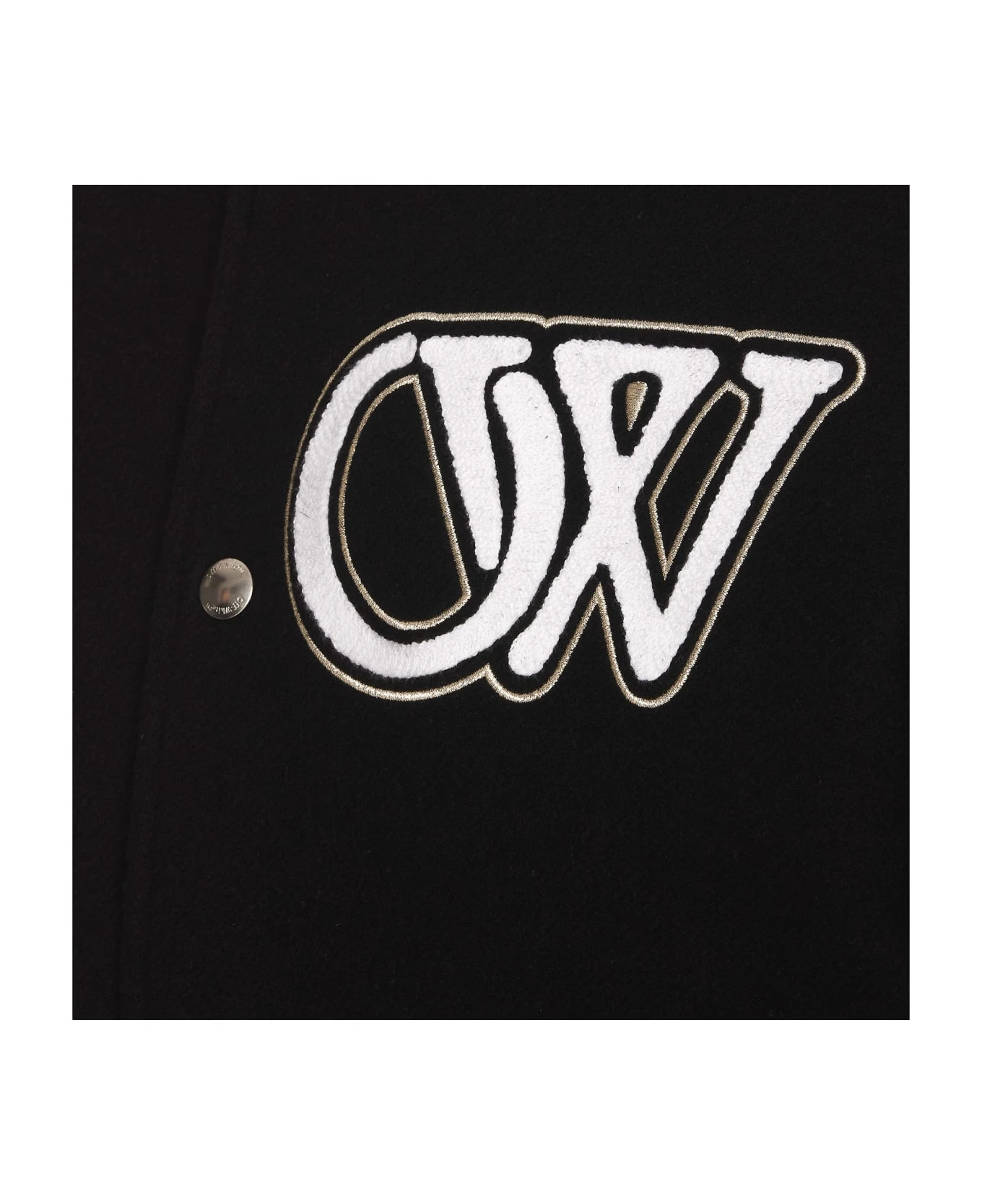 Off-White Moon Phase Varsity Bomber 3 Off-White Moon Phase Varsity Bomber - Image 3