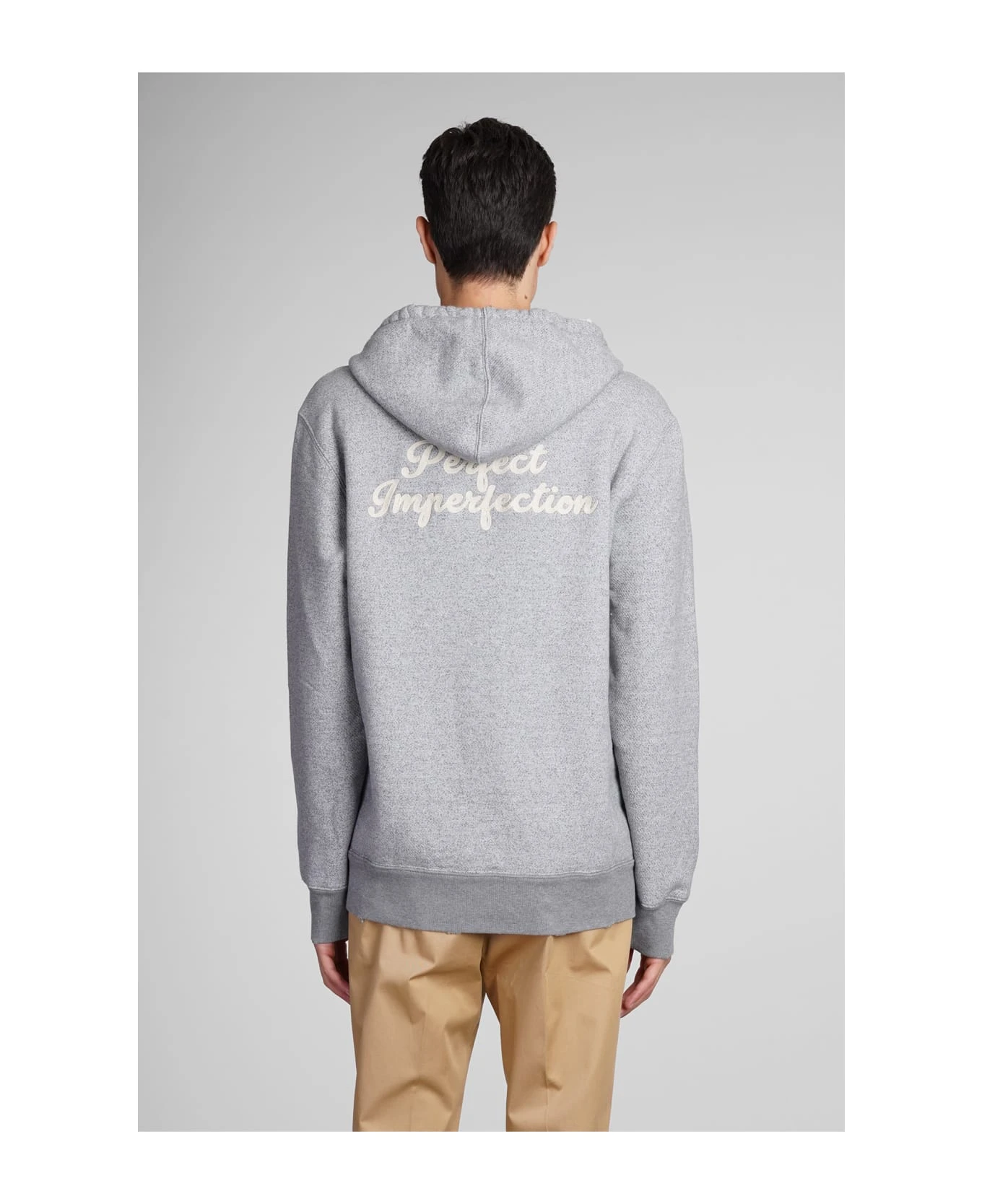 Golden Goose Sweatshirt In Grey Cotton 3 Golden Goose Sweatshirt In Grey Cotton - Image 3
