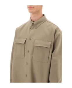 Off-White Technical Drill Overshirt -Classic Men Wear Store ff80c8b836ecdeb56f462c9c7fe48150